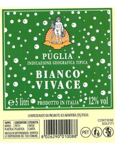 P.e.t. 5 Lt Vino Igp...